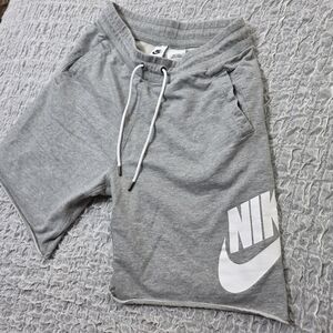 Nike Gray Shorts with Logo